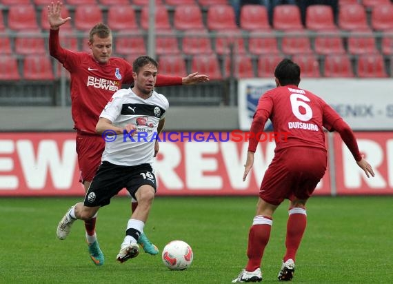 2.Bundesliag SV Sandhausen - MSV Duisburg 27.10.2012 (© Kraichgausport / Loerz)